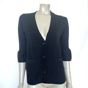Vintage H&M Chic Black Cardigan Sweater